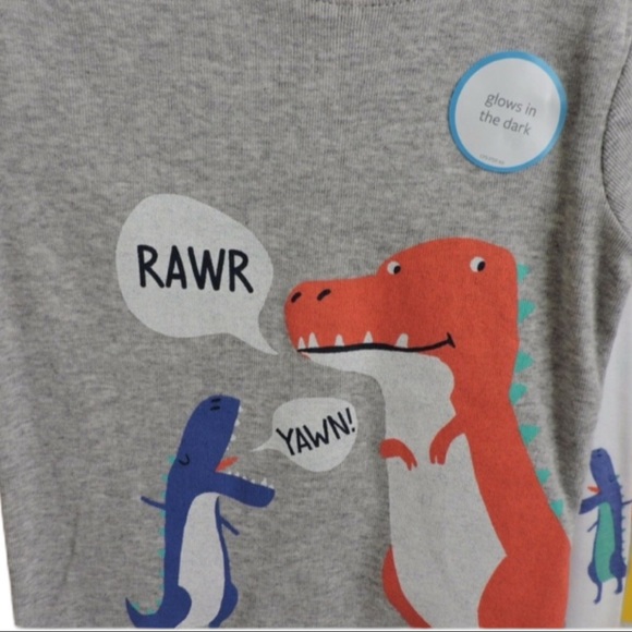 Carters Dinosaur Pajamas 18M - Picture 7 of 9